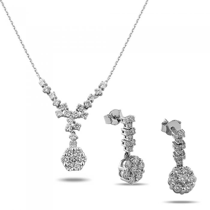 1,96 Karat Pırlantalı Reina Tasarımlı Takım