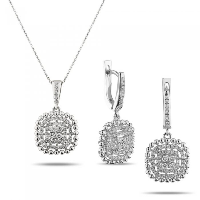 1,66 Karat Pırlantalı Tasarım Takım
