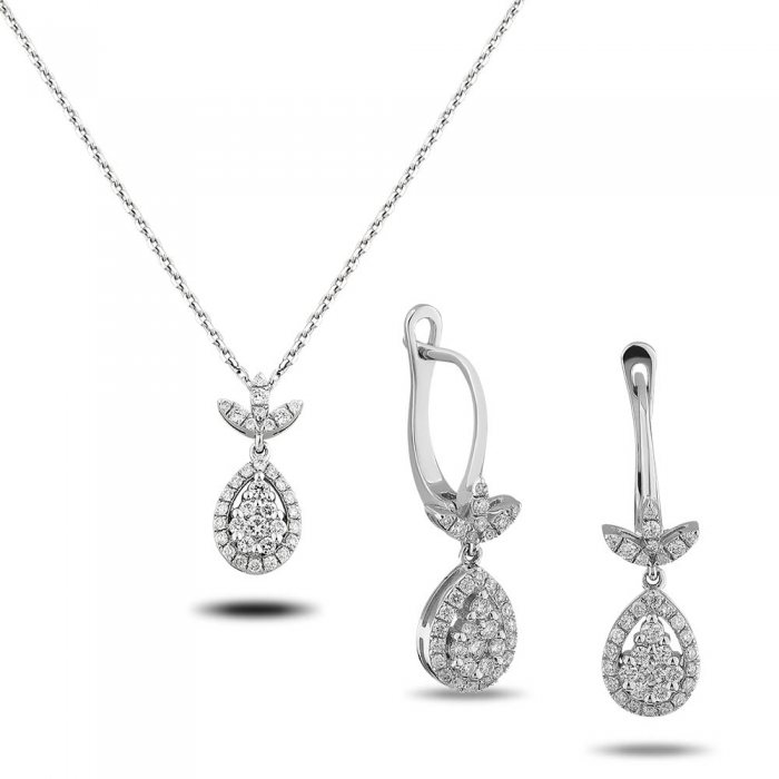 0,78 Karat Pırlantalı Tasarım Takım