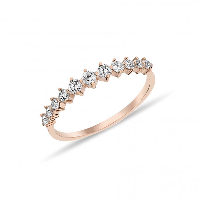 0,42 CARAT YARIMTUR Pırlanta Yüzük