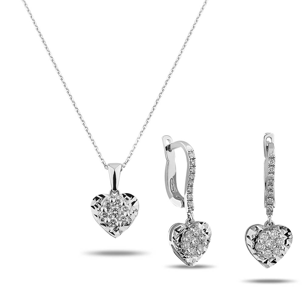 0,74 Karat Pırlantalı Reina Tasarımlı Takım